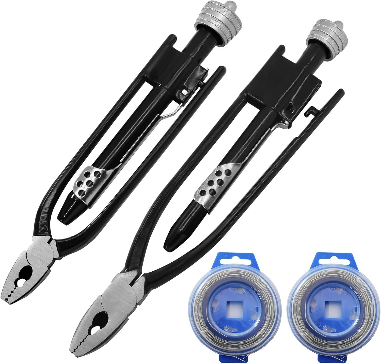 2 Pieces Safety Wire Pliers Set, 9 Inch & 6 Inch Chrome Vanadium Steel Safety Wi gallery