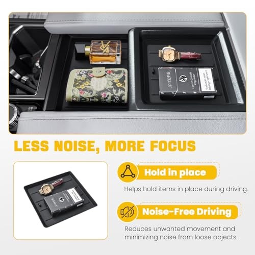 Center Console Silicone Liner Compatible with 2022-2026 Toyota Tundra SR SR5 gallery