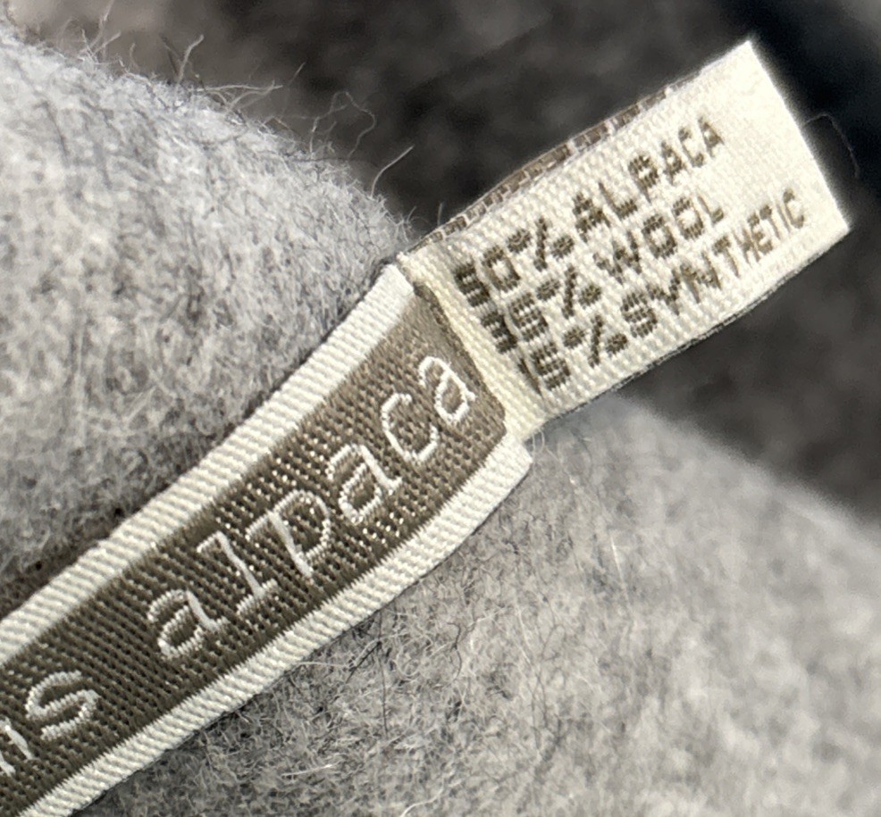 Alicia Adams Alpaca Throw Blanket Gray Stripe 50x60 Wool Blend gallery
