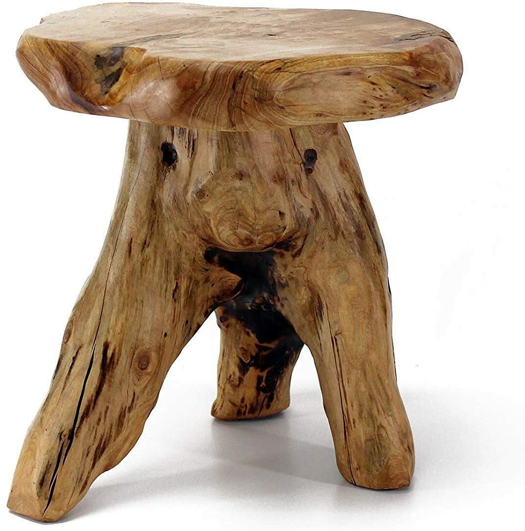Tree Stump Stool Live Edge, Natural Edge Side Table, Plant Stand, Nightstand gallery