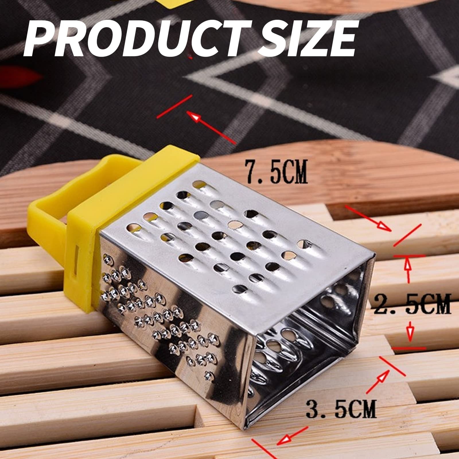 Mini Box Grater Set Stainless Steel Cheese Graters for Kitchen Slicing Cheese gallery