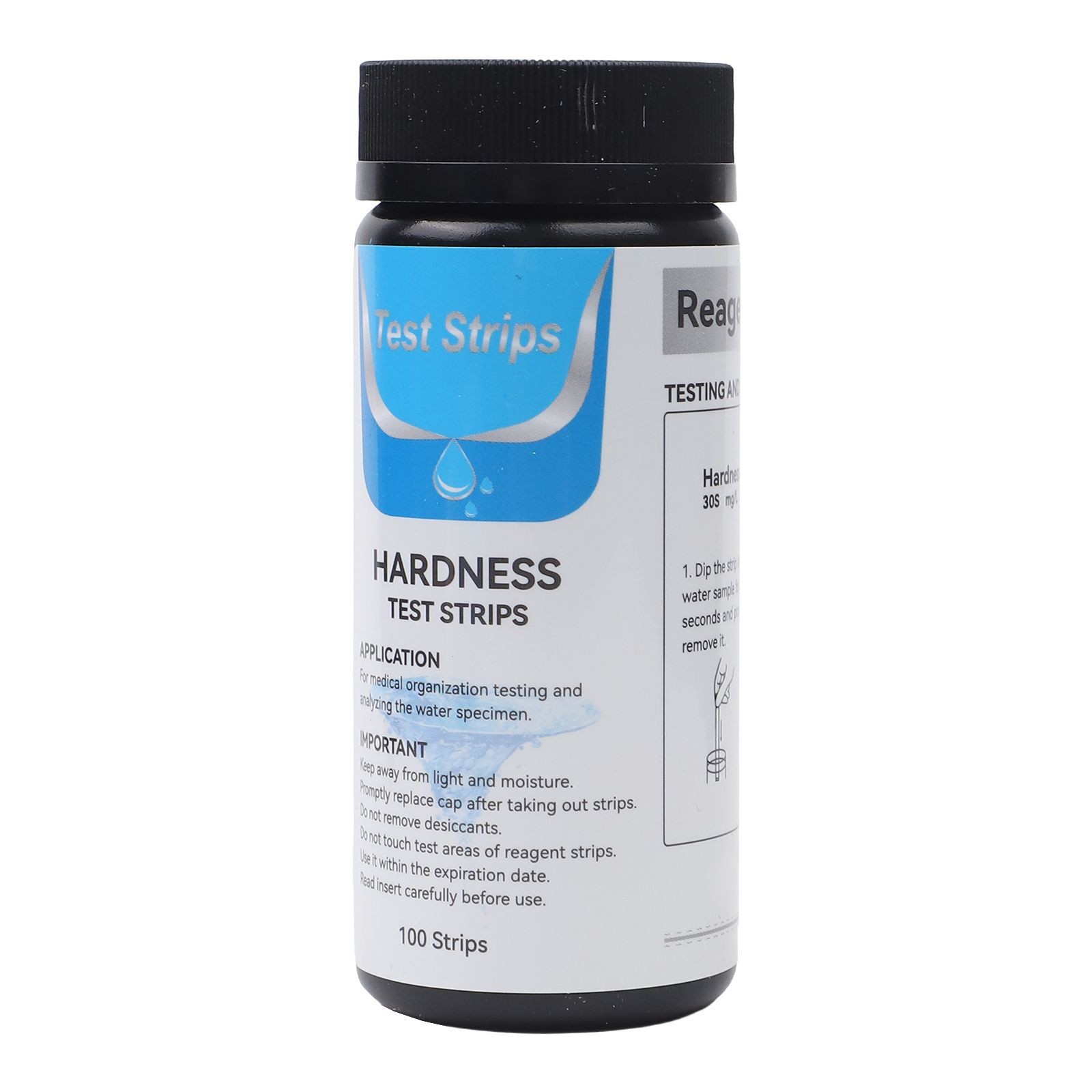 50PCS Home Total Hardness Hard Water Test Kit Test Strips 0-425mg/l (50 Count) gallery