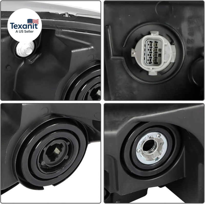 Driver and Passenger Side Headlight Assembly Replacement for Honda CRV LX EX EXL gallery