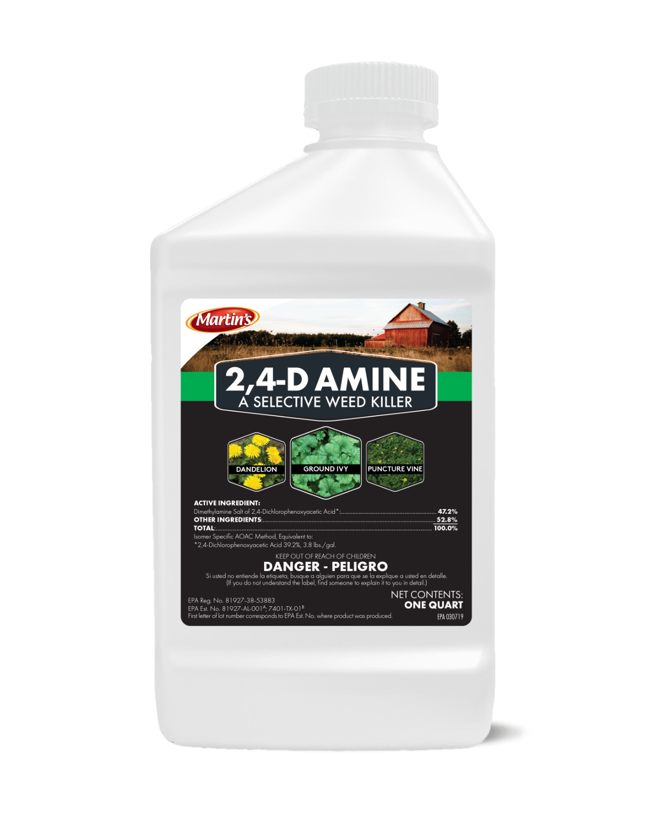 Martin's 2,4-D Amine Selective Weed Killer 32 fl oz by Control Solutions, Inc gallery