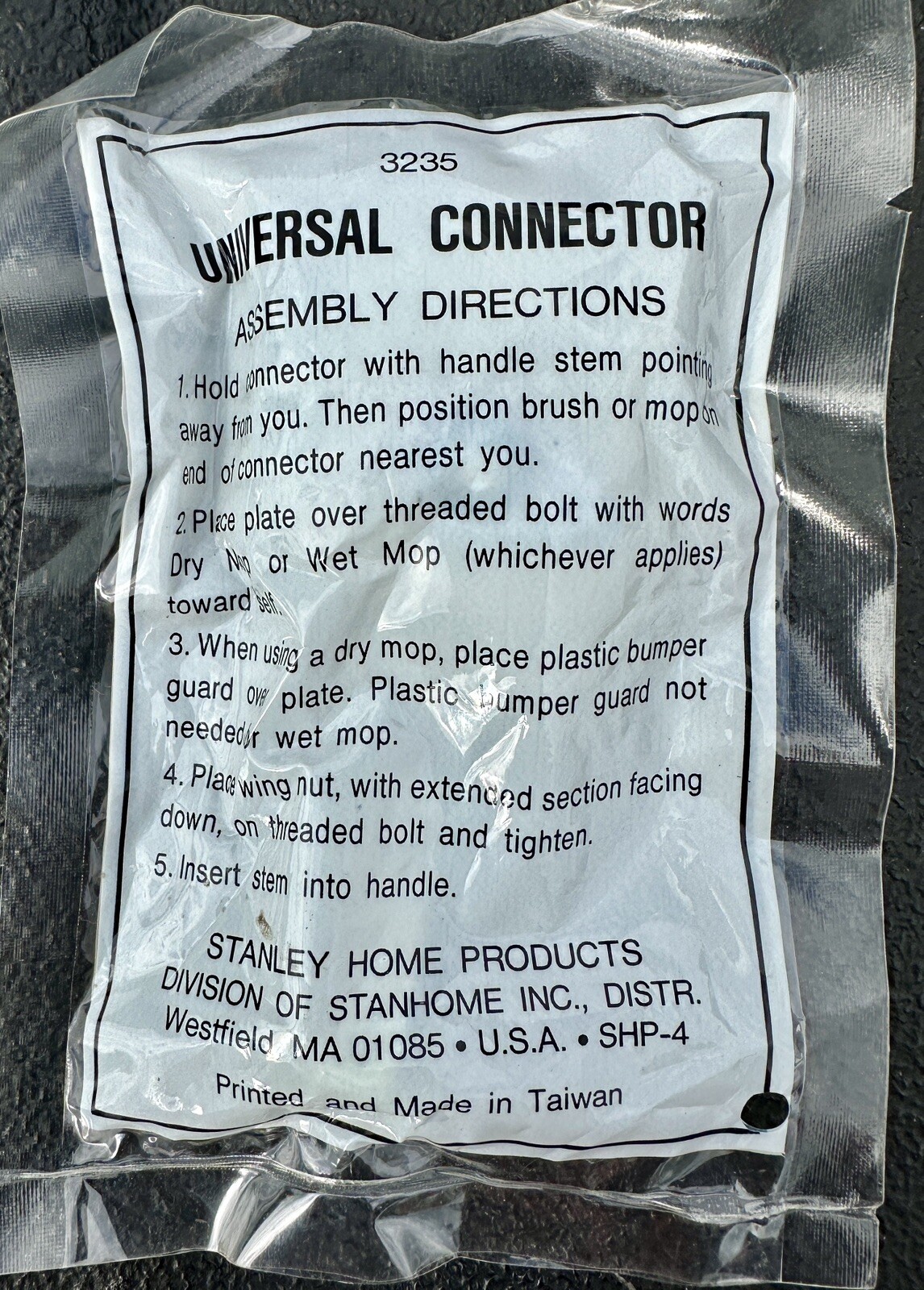 New In Package Stanley Universal Connector 3235 for Wet / Dry Mop Floor Cleaning gallery