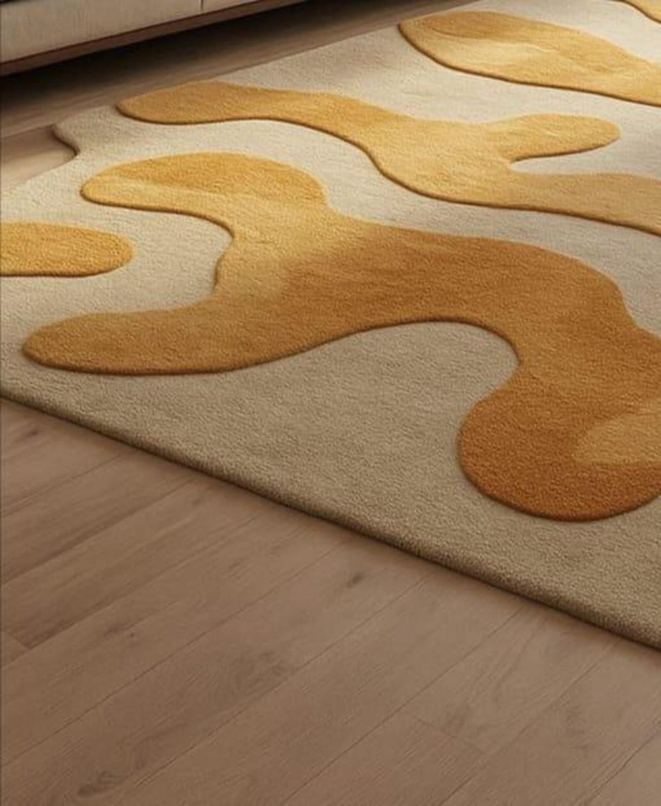 Handmade Rug | Irregular Rug | Wool Rugs | Living Room Rug | Tufted A286 gallery