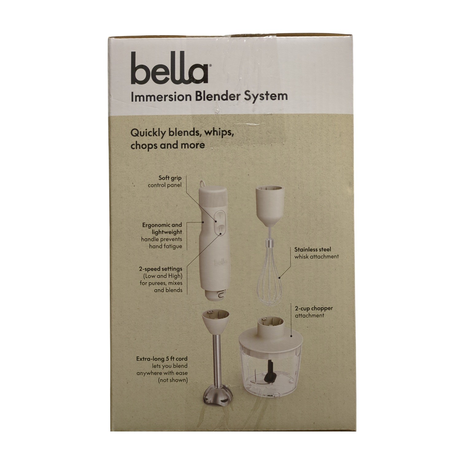Bella 4-in-1 Compact Immersion Blender System with 250w Motor gallery
