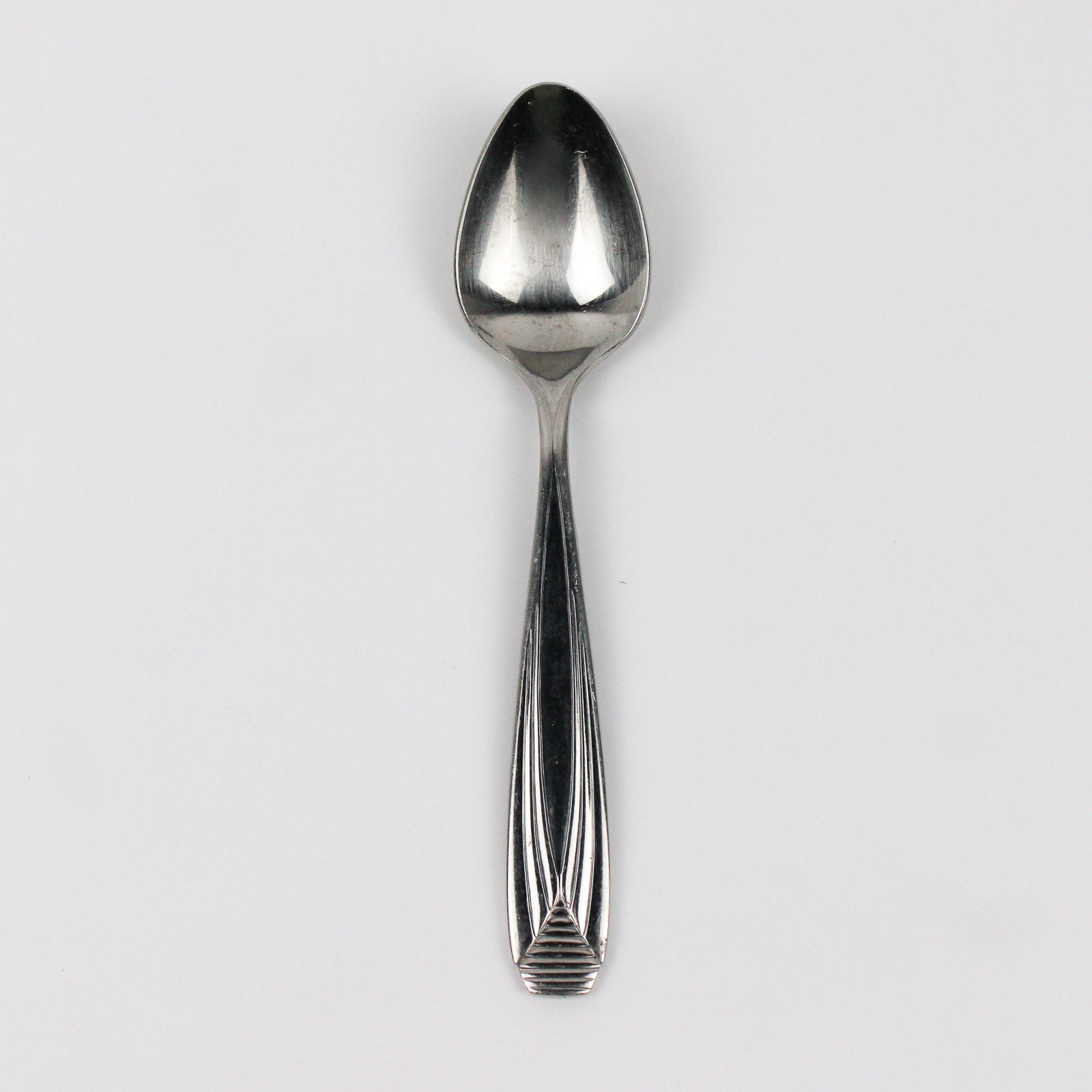 Retroneu Rebecca Pattern 18/8 Stainless Oval Soup Spoon 6.63 Inches South Korea gallery
