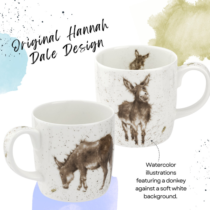 Royal Worcester Wrendale Designs Bone China 14 Ounce Mug - Gentle Jack (Donkey) gallery