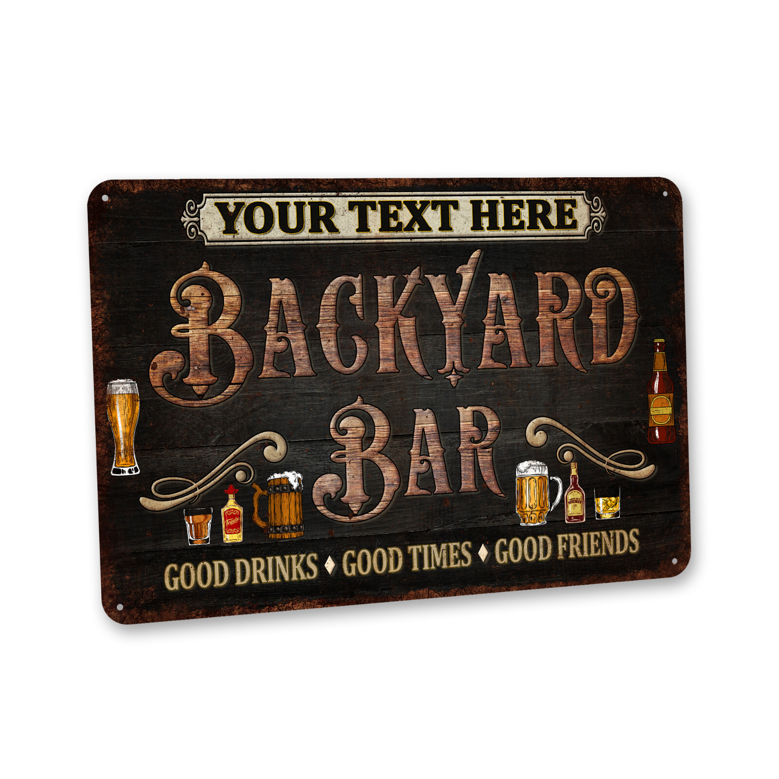 Custom Backyard Bar Sign Rustic Outdoor Bar Decor Patio Porch Yard 108122002186 gallery