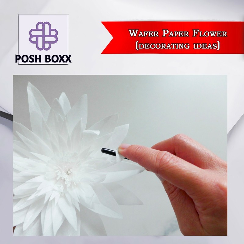 100pcs/set Edible Wafer Paper Sheets for Handmade Candy Packaging DIY Cake Image gallery