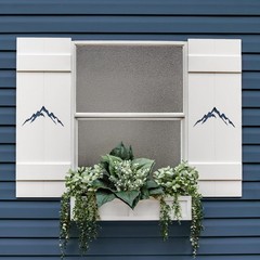 Custom Mountain PVC Shutters