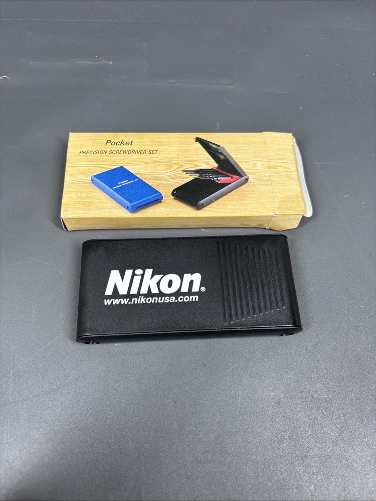 Nikon 5-Piece Precision Screwdriver Set Pocket Mini Repair Tool Kit w/ Case