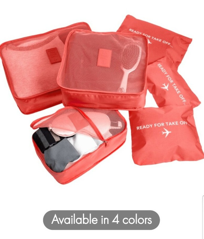 6 Piece Luggage Packing Cubes & Laundry Pouches For Travel and Storage gallery