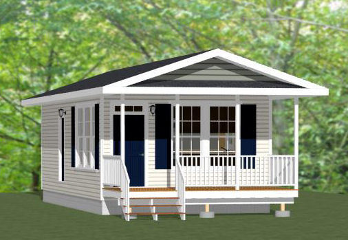 16x32 Tiny House -- 511 sq ft -- PDF Floor Plan -- Model 2F gallery