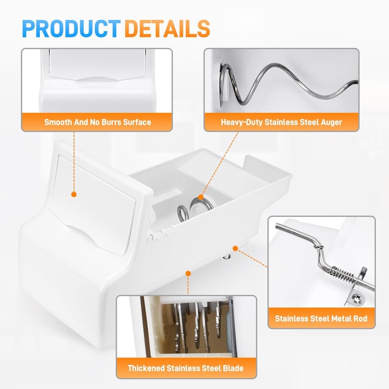 241860803 Refrigerator Ice Bucket Assembly Compatible with Frigidaire gallery