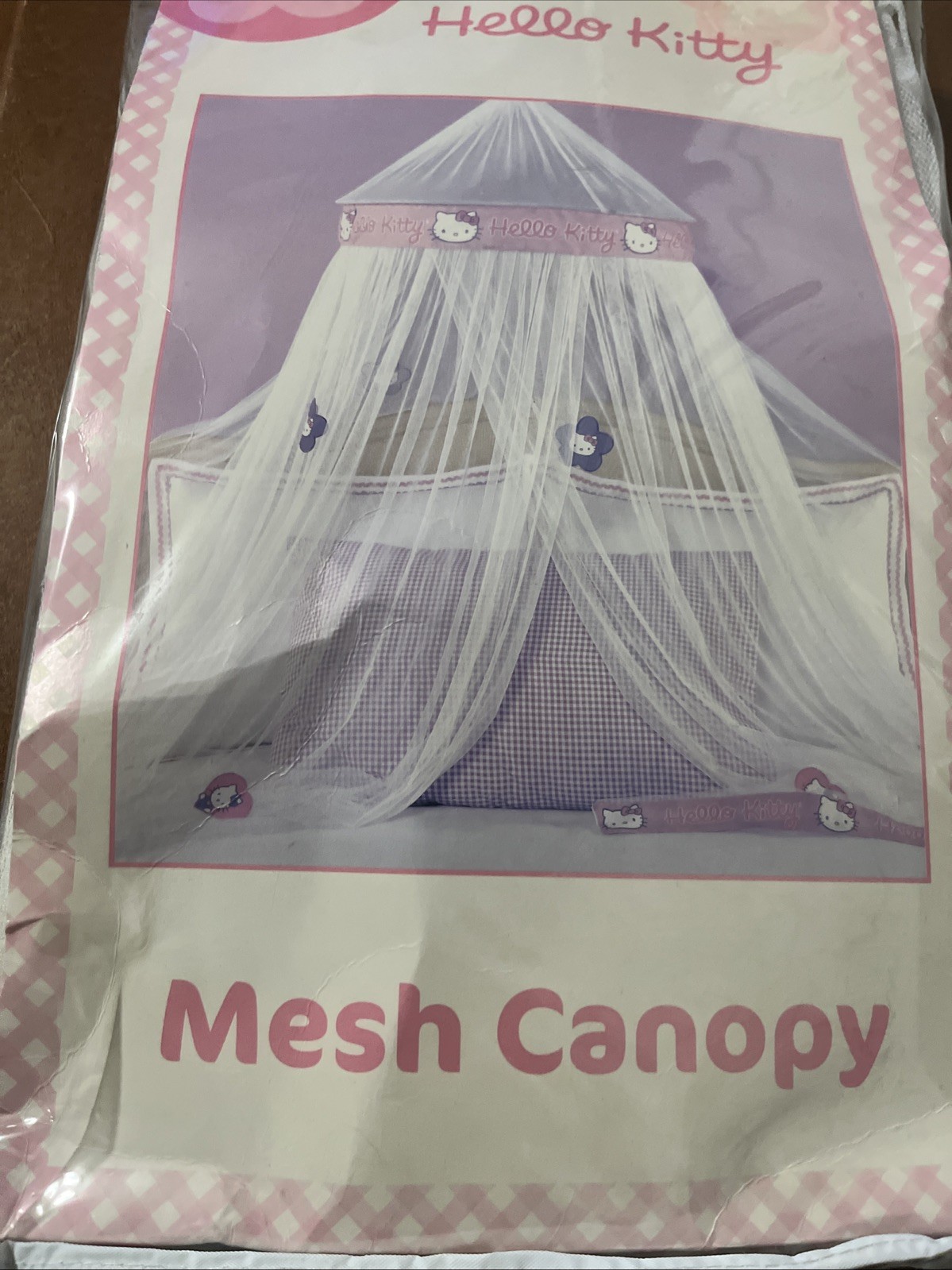 2004 Sanrio Hello Kitty Dream Net Bed Canopy NEW Princess Room Decor Rare gallery