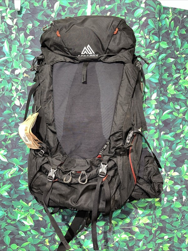 Size M/L- Gregory Black Katmai 55 Hiking Backpack with defects