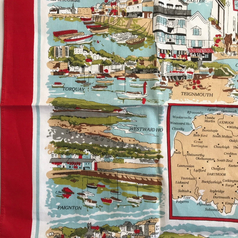 Devon Glorious Devon ( New Vintage Tea Towel ) gallery