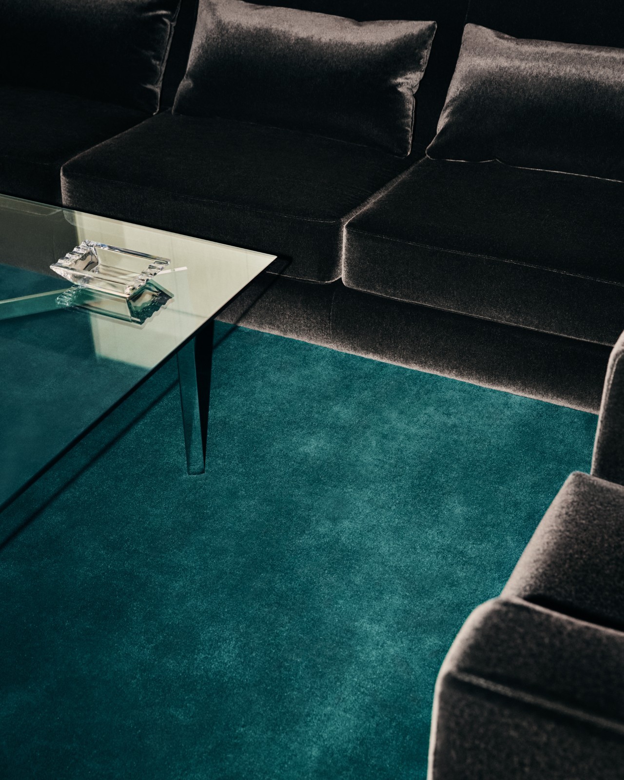 Nordic Knots Grand Rug – Emerald Green – 100% New Zealand Wool Hand-Tufted. gallery