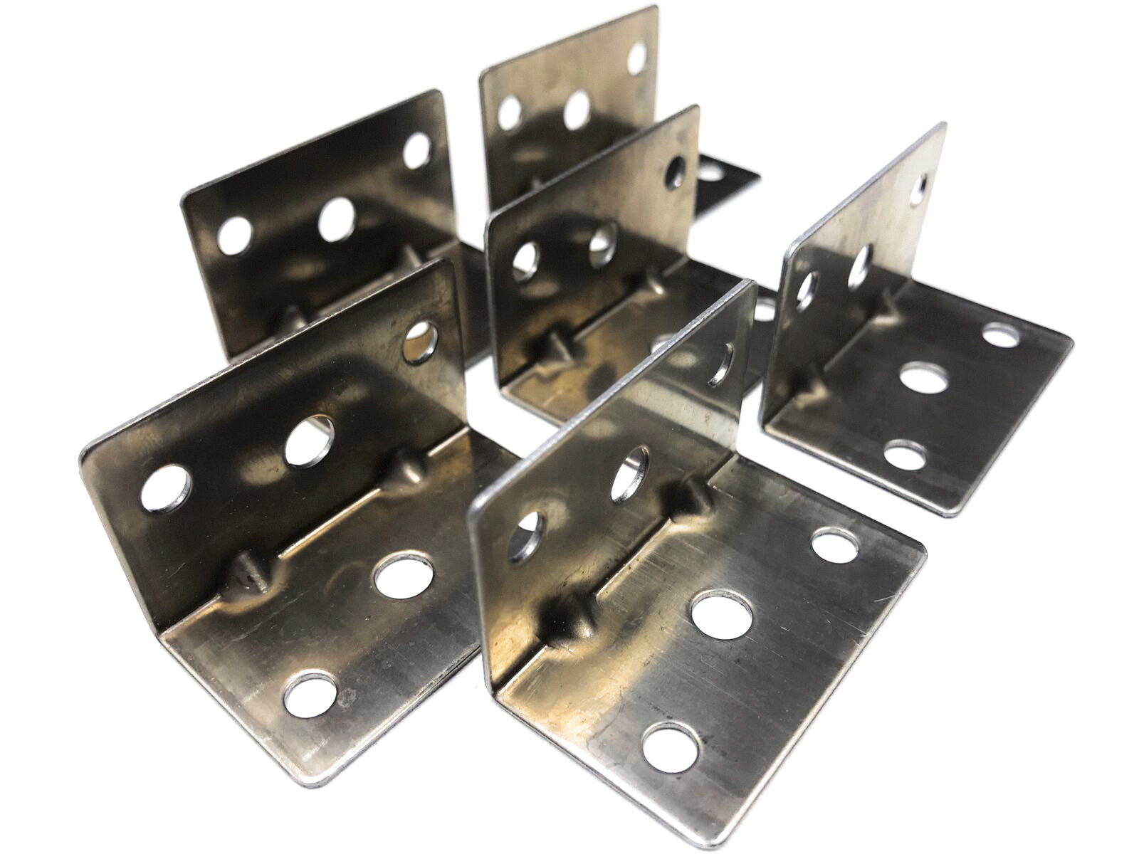 100 Pcs Pack Galvanized 90 Degree, Right Angle, L Shaped Corner Brackets gallery