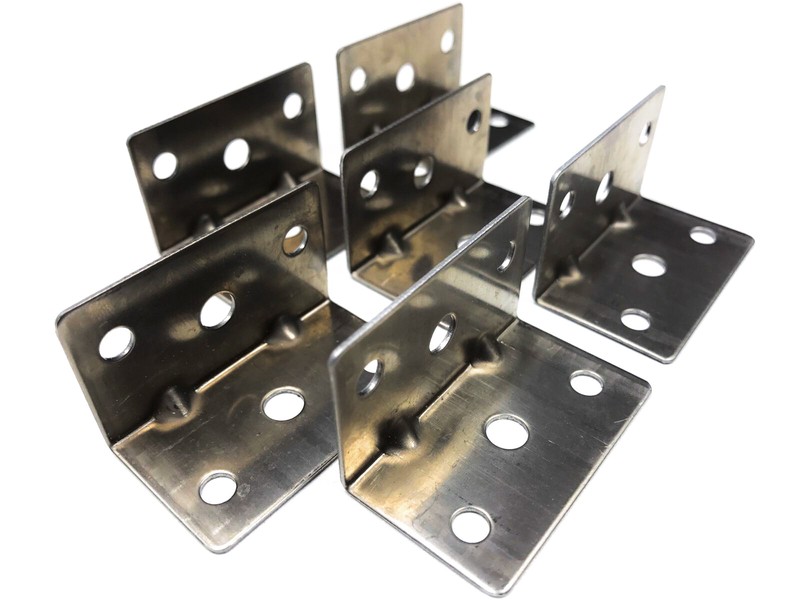 100 Pcs Pack Galvanized 90 Degree, Right Angle, L Shaped Corner Brackets gallery