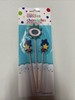 Birthday 🌟Cake Pick Candles #0, 5 1/2-7 Inches, 3 Count🌟 gallery