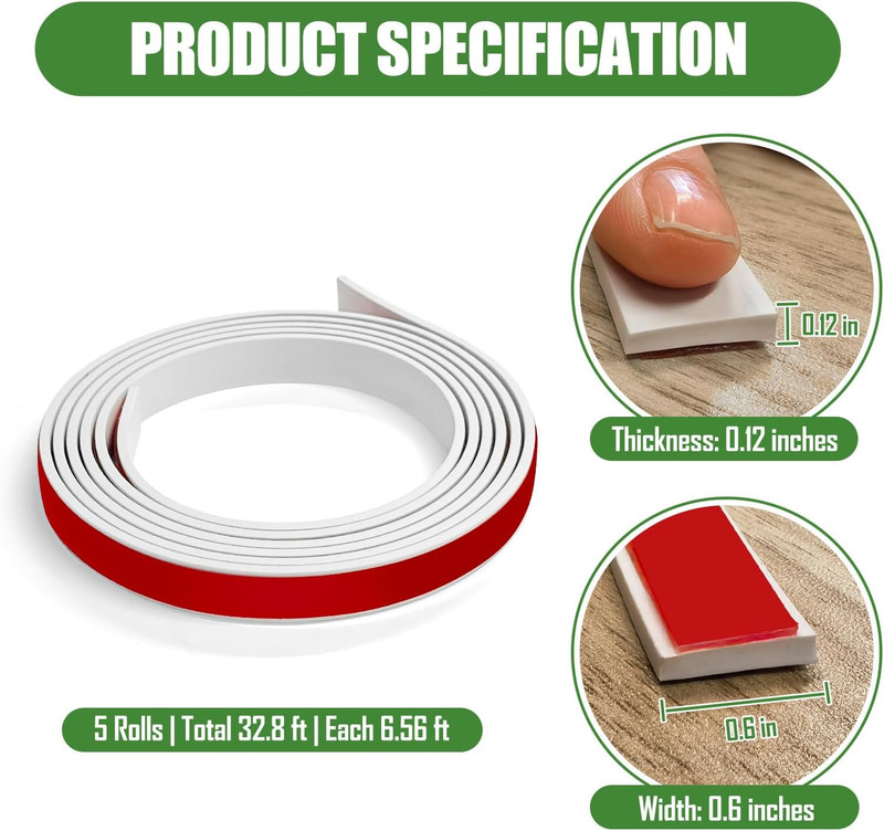 Window Grille Inserts, 5 Rolls 32.8 Ft Total Peel & Stick Flexible PVC Window Gr gallery