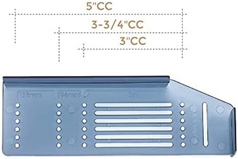 Cabinet Door & Drawer Hardware Installation Template Kit with Drill Bit gallery