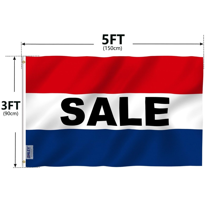 Open Flag 3x5 Polyester Fade Proof Brass Grommets Canvas Header Double Stitched gallery