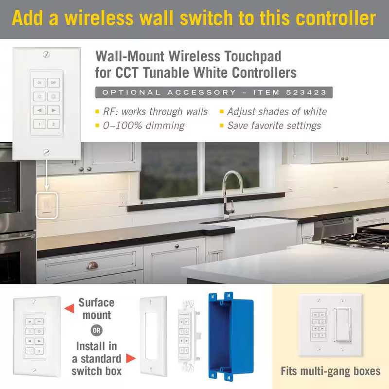 Proline CCT Tunable White Lighting LED Remote Control gallery