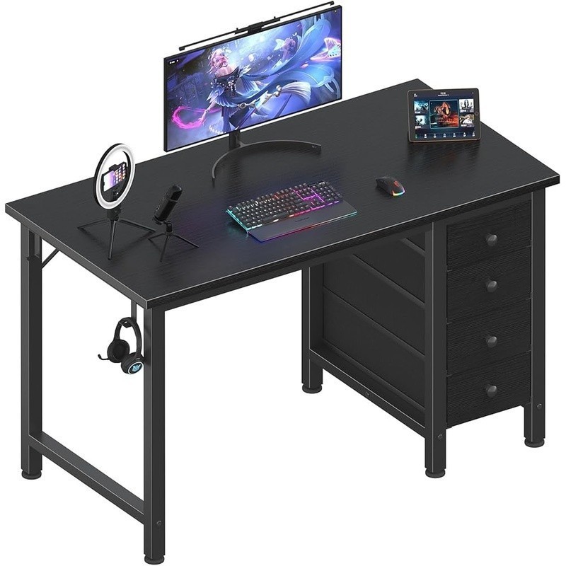 Compact Computer Desk Home Office Study Writing Workstations Easy Assembly New gallery