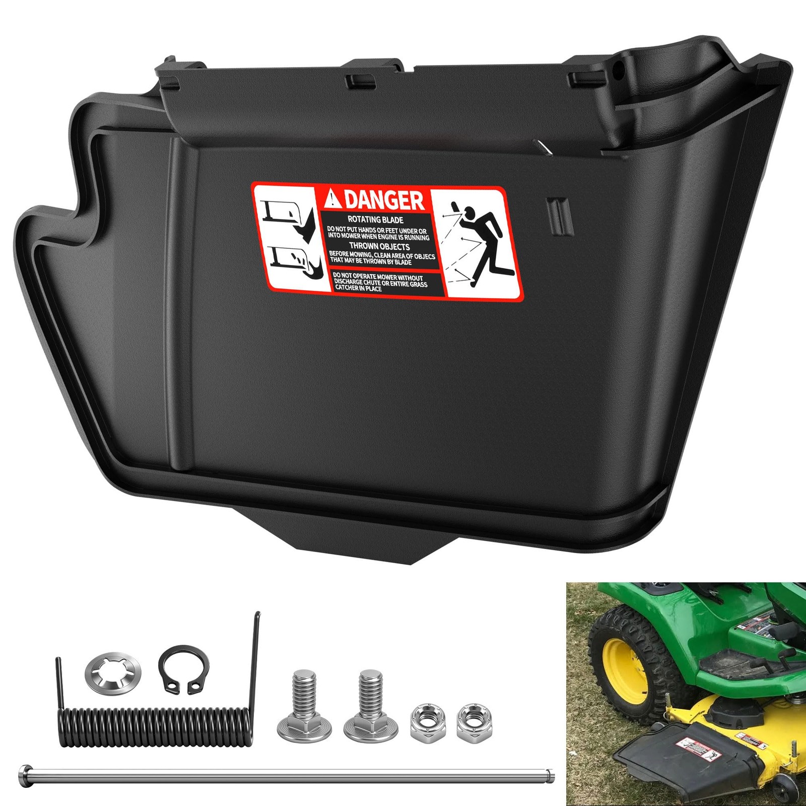 Discharge Chute Kit TCA16388 TCA16387 JD X370 X380 X384 Z355E Z355R Z375R GT225 gallery