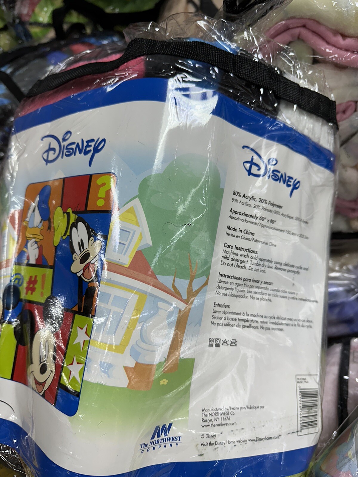 NEW DISNEY MICKEY MOUSE TWIN SIZE ACRYLIC 60X80 BLANKET gallery