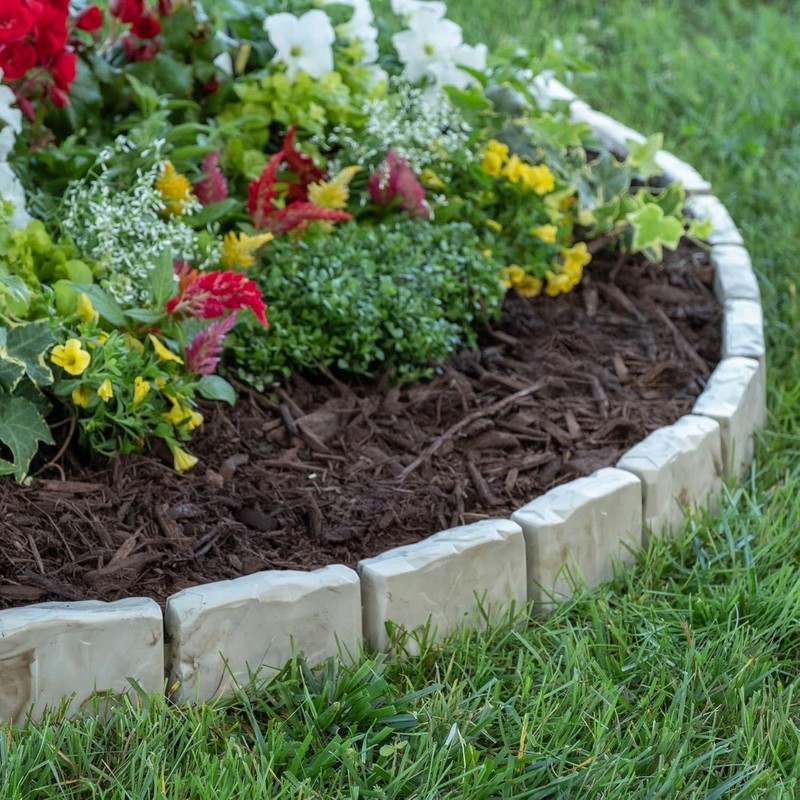 Stone-Look Garden Border Edging Kit gallery