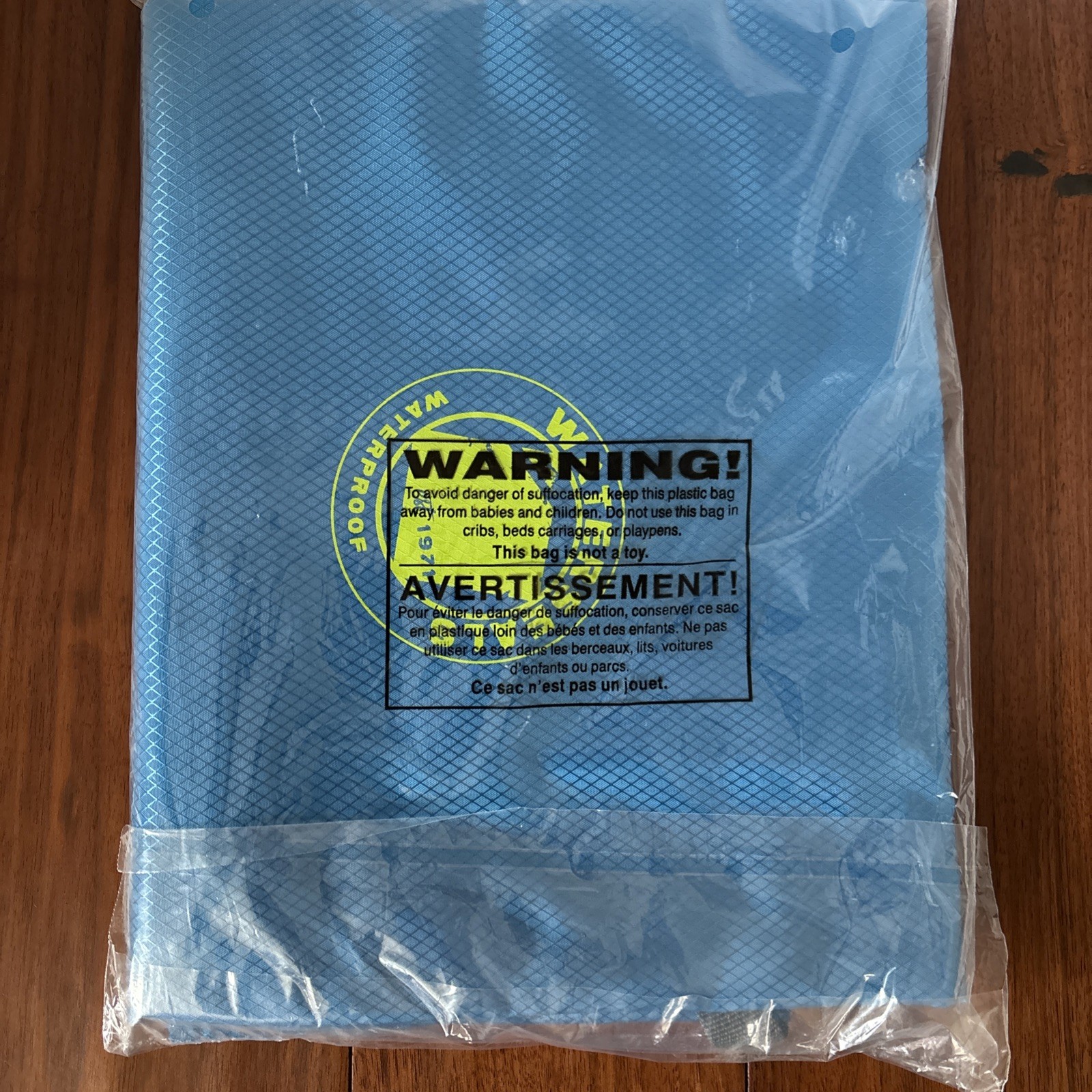 WaterSeals Locking Backpack Waterproof Bag Blue Anti-Theft Combination Lock 5