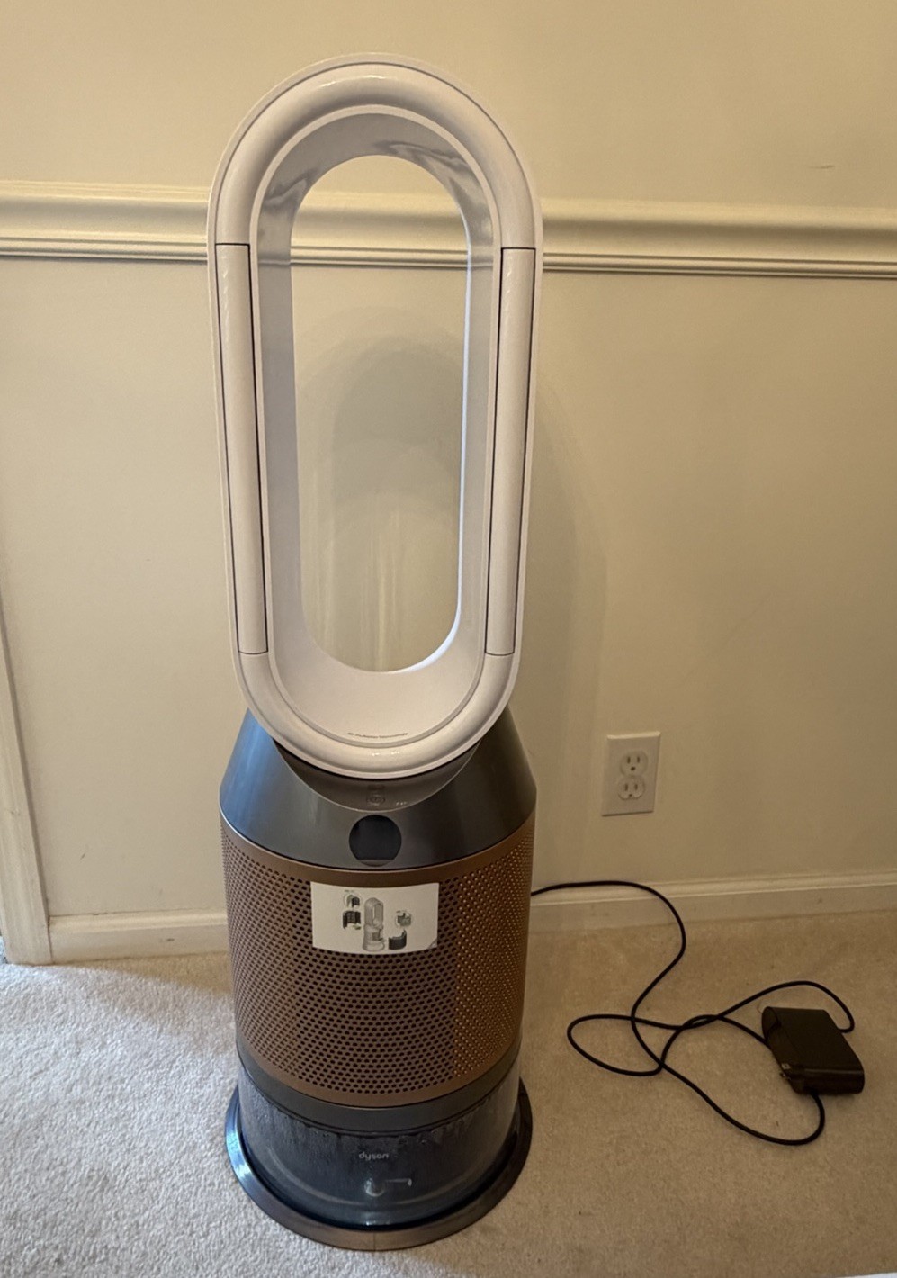 Dyson EID GIFT Humidifier Purifier(original remote+cable)Cool White Gold gallery