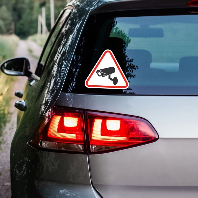 Warning Security Camera - Vinyl Decal Sticker - Car Window Laptop - ebn8619 gallery