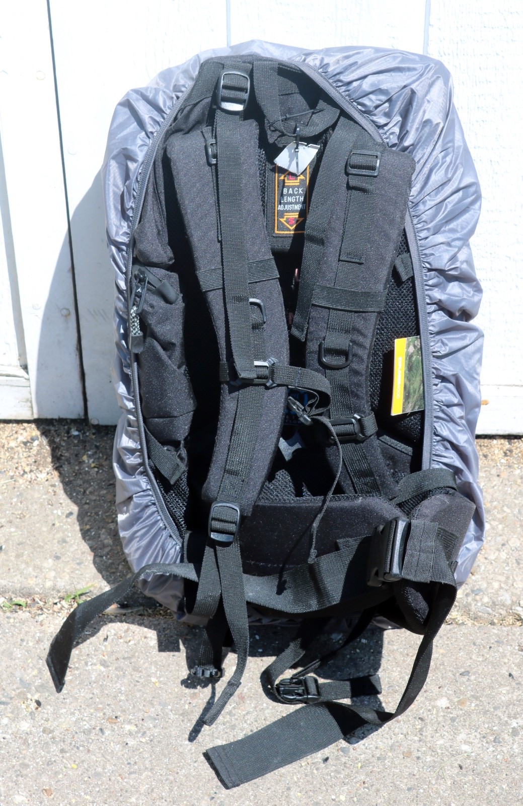 Teton 65L Explorer Internal Frame Backpack with rain cover. 2