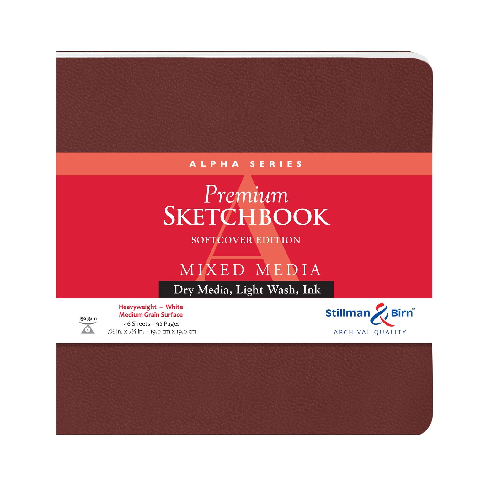 Stillman & Birn Alpha Series - Softcover Sketchbook - Square 7 x 7 - 150gsm gallery