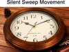 Wooden Wall Clock with Retro Design, 11 Inches round Wall Clocks Battery Operate gallery