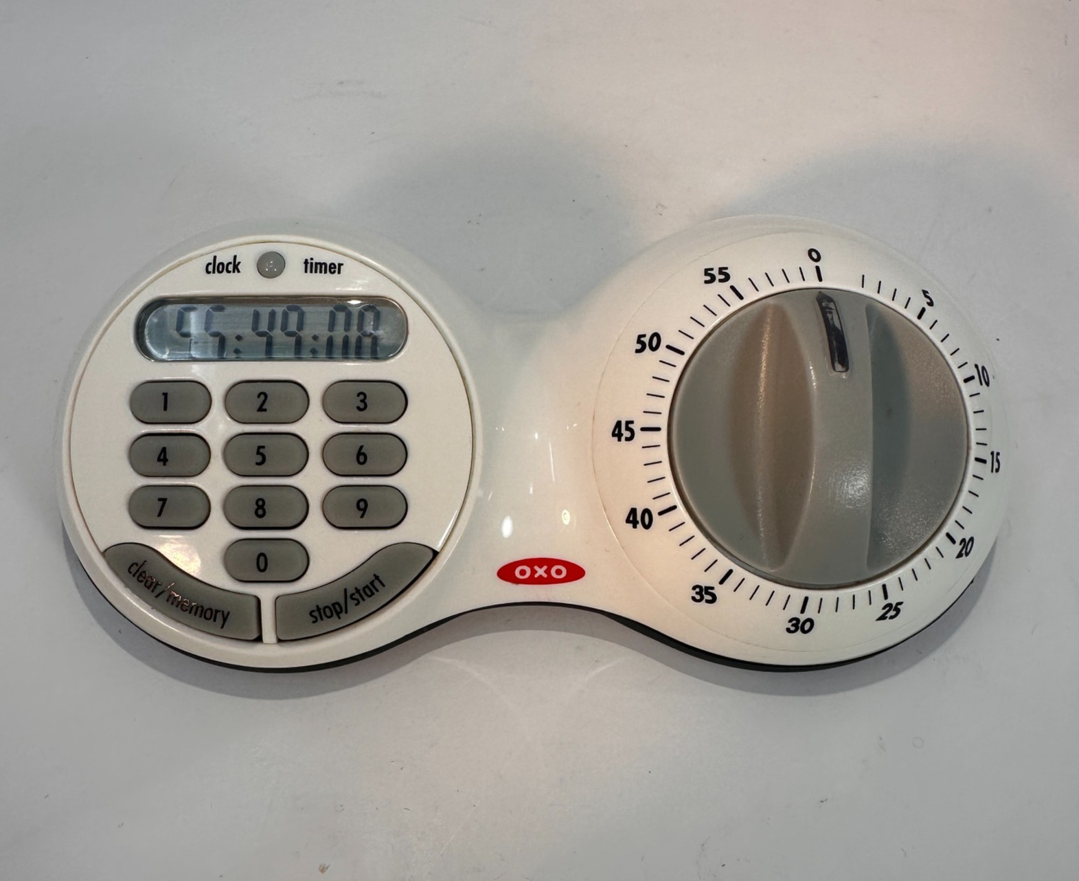 OXO Good Grips Times Squared Double Timer Blue Analog & Digital Tested Works gallery