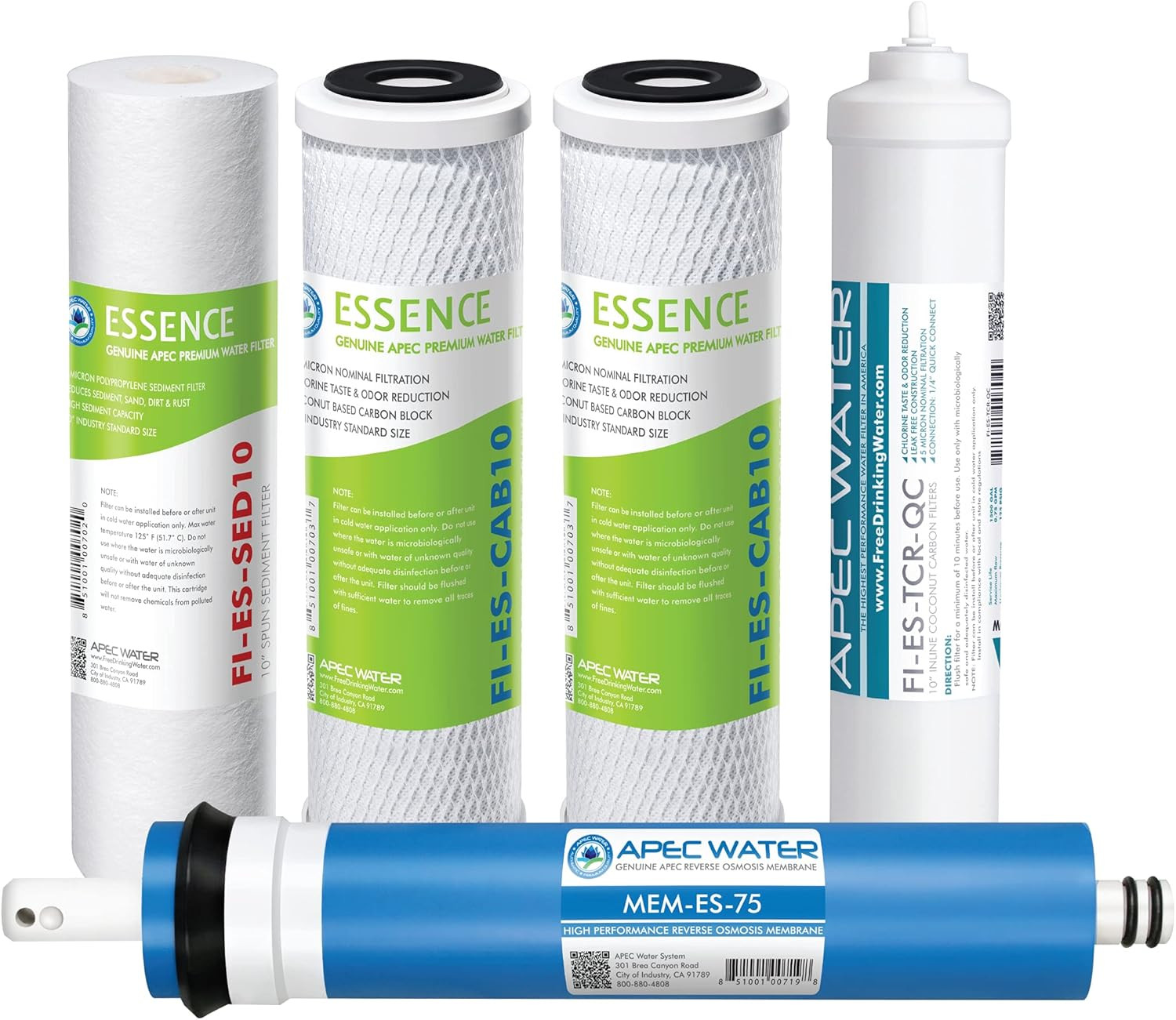 Systems FILTER-SET-ESPH High Capacity Replacement Filter Set for Essence Series gallery