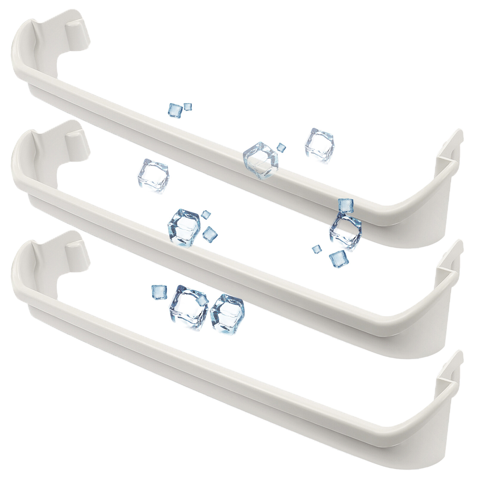 3Pcs Door Rack Shelf Retainer Bar For Frigidaire Kenmore 240534701 gallery