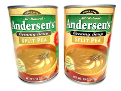 (2 Cans) Andersen’s Vegan Split Pea Creamy Soup – 15 oz – PRIORITY MAIL