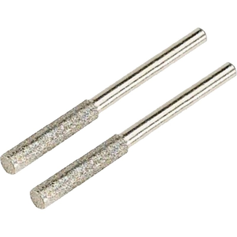 8Pack 3/16" Diamond Chainsaw Sharpener Burr Bit File 120 Grit Dremel Rotary Tool gallery