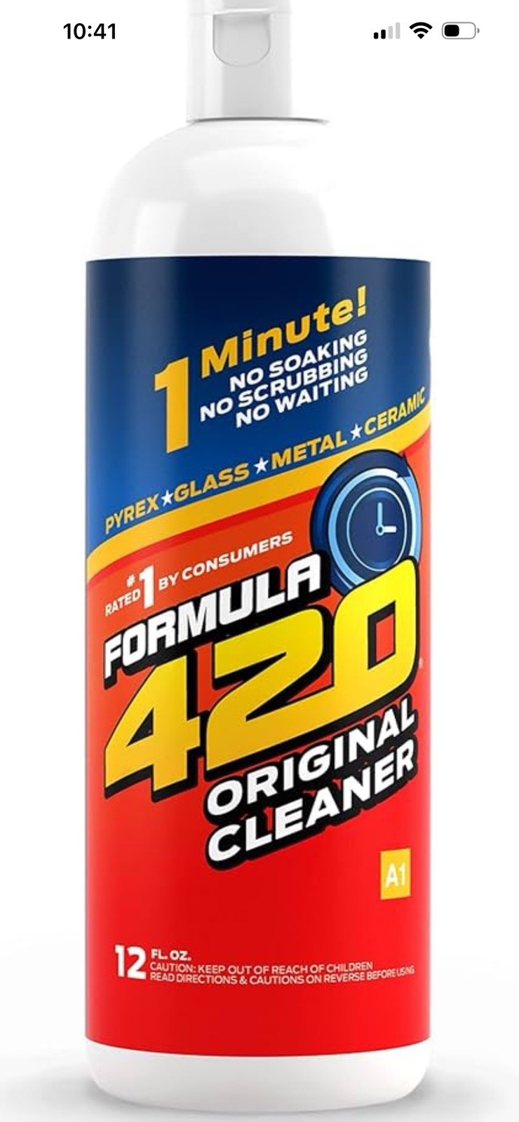 Formula 420 Original Cleaner - 12oz 1 Bottle. BRAND NEW - SEALED gallery