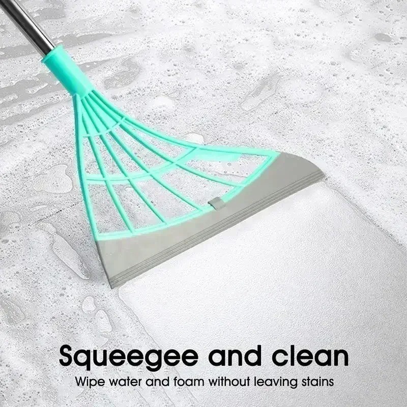 Surface Lightweight Silicone Broom, Squeegee, Pet Hair Remover, Indoor Cleaning gallery