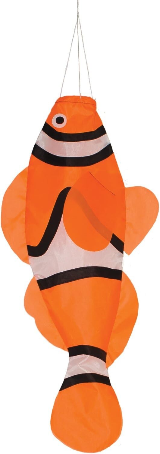 WINDSOCK--24" CLOWN FISH Windsock, Diva, Spinner by In the Breeze #4967 gallery