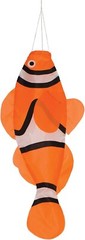 WINDSOCK–24″ CLOWN FISH Windsock, Diva, Spinner by In the Breeze #4967